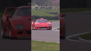 The greatest safety car duo in history gwoverdrive goodwood 82MM FerrariF40 [upl. by Fitting]