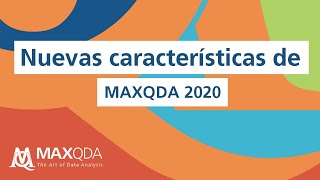 Webinar Nuevas características de MAXQDA 2020 [upl. by Aleusnoc309]