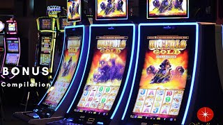 Buffalo Gold Collection Slot Bonus Compilation Huge Wins Slot Wins With Loud amp Local [upl. by Kopp640]