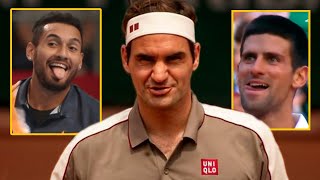 15 Times Roger Federer Made his Opponent Smile with an Incredible Shot [upl. by Wsan]