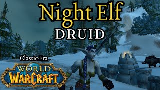 World of Warcraft Classic Era  Night Elf Druid Immersive Playthrough  Croaky [upl. by Kurtz280]