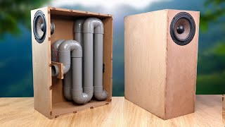 DIY Very Powerful Subwoofer with PVC pipe  powerful bass [upl. by Nahtaneoj]