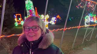 Christmas Lights galore at Bentleyville quotTour of Lightsquot in Duluth MN [upl. by Puritan]