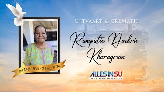 Live Streaming Uitvaart amp Crematie Rampatie Doebrie Kharagram ॐ [upl. by Colleen]