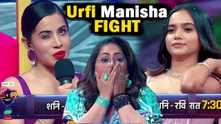 Indias Best Dancer Vs Super Dancer Uorfi Javed aur Mansiha Rani Fight [upl. by Acinnod960]