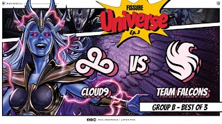 Dota 2 Cloud 9 vs Falcons  Decider Match Bo 3  Fissure Universe AvilleYT [upl. by Eicyaj901]