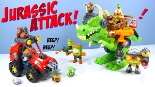 Grossery Gang Time Wars Rotbot Assault Vehicle amp TrashOSaur [upl. by Engenia]