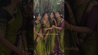 Its Besties wedding weddingshorts southindianwedding [upl. by Vashtia383]