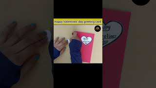 DIY Happy Valentines day greeting card subscribe art craft viralvideo 5MinuteCraftsYouTube [upl. by Terpstra]