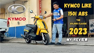 Kymco Like 150i ABS The Golden Classic [upl. by Airamanna]