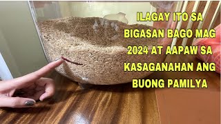 SECRETONG MALUPIT NA INILALAGAY SA BIGASAN PARA LAGING MASAGANA ANG BUHAY MOAPPLE PAGUIO7 [upl. by Legnalos]