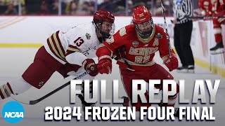 Denver vs Boston College 2024 NCAA Frozen Four championship  FULL REPLAY [upl. by Anthiathia]