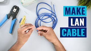 How to Make Lan Cable Full Guide in Hindi [upl. by Arlana214]