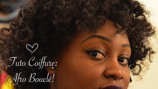 Tuto coiffure Afro Bouclé sans chaleur  Farida B amp Shea moisture [upl. by Erodaeht456]