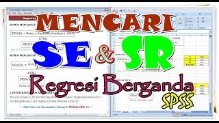 Praktik Mencari Sumbangan Efektif dan Sumbangan Relatif Regresi Berganda [upl. by Ayaj]