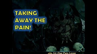 CRUEL AND FUNNIEST DERANGED OLOG  Shadow of War PAIN SEEKER QUOTES  SHAMING Orc Tales 5 [upl. by Ida]