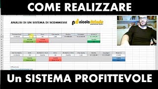 Analisi di un sistema profittevole per Scommesse Classiche e Betting Exchange [upl. by Enymsaj582]