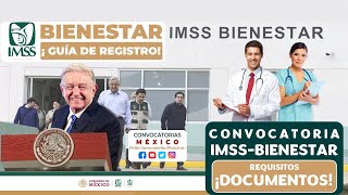 🚨 POSTULATE ➡️ IMSSBIENESTAR Bolsa de trabajo 2023 abren CONVOCATORIA Médicos Especialistas [upl. by Pease522]