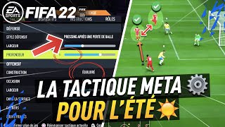 TUTO FIFA 22  La FORMATION META POUR LÉTÉ ☀️  TACTIQUES PERSO  412122 CHEATÉ [upl. by Maxfield]