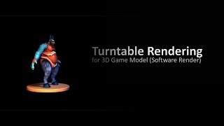 Turntable Rendering with Software Render in Autodesk Maya [upl. by Garretson]