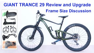 GIANT TRANCE 29 2024 Bike Review and Upgrade Frame Size Discussion [upl. by Sinnel217]