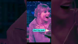 Taylor Swift laser eye surgery taylorswift trendingshorts songs swifties jimmyfallon fyp song [upl. by Huxham]