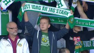 Superettan quotJust i dag är jag starkquot  mäktig inmarsch i fullsatta HammarbyLSK  TV4 Sport [upl. by Dwaine]