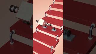 Silly robots  Stairs climber  Motion graphics in Blender4 Just for fun [upl. by Ericka]