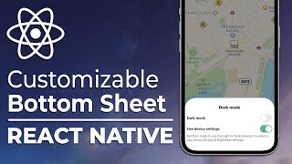 How to Present a React Native Bottom Sheet [upl. by Dorman920]