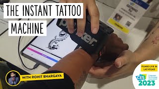 Meet the Prinker Instant Tattoo Machine  NonObvious at ces2023 [upl. by Willis]