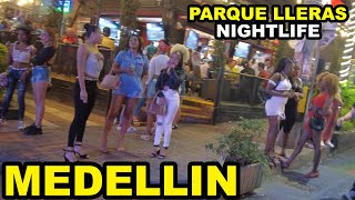 🇨🇴 LLERAS PARK NIGHTLIFE DISTRICT MEDELLIN COLOMBIA 2022 FULL TOUR [upl. by Koffler]