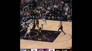 quotClash of Titans Golden State Warriors vs Utah Jazz  A Battle for Gloryquot nba shortvideo [upl. by Akahc]