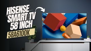 REVIEW SMART TV 58 INCH HISENSE TERBARU  HISENSE 58A6100K [upl. by Eenet562]