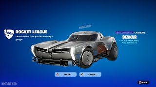 How To Get Mandalorian Steel Beskar NOW FREE In Fortnite Unlocked Beskar Rocket League Car [upl. by Rehpotsrhc]