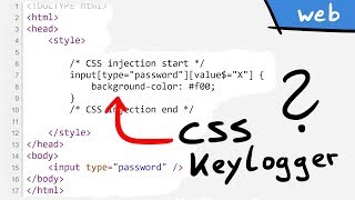 CSS Keylogger  old is new again [upl. by Monty]