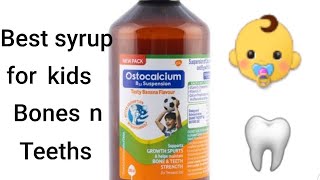 Ostocalcium B12 Suspension  Syrup of Calcium With Vitamins D3 and B12  Best Syrup for kids [upl. by Silden341]