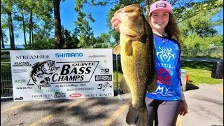 Quinte Bass Champs 1000 an Hour Tournament 2024A 1500 Fish [upl. by Ahsiuqet129]