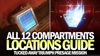 All 12 Glykons Smuggling Compartment Locations Guide Presage Tucked Away Triumph Destiny 2 [upl. by Ahsemal969]