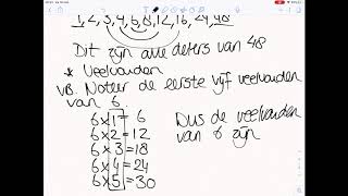 2H  §72 Buiten haakjes brengen WISKUNDEONDERWIJSOPAFSTAND LES7 [upl. by Hadrian392]