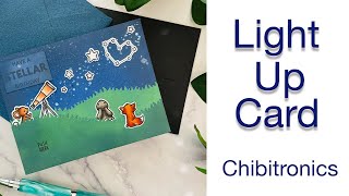 Create A Light Up Card With ChibitronicsTutorial [upl. by Ilyssa]