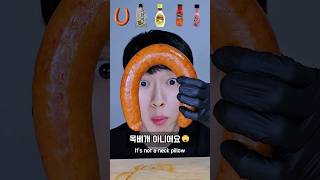 Kielbasa Sausage Emoji Mukbang Challenge😋 [upl. by Adliw]