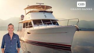 Family Cruising in Style in the GRAND BANKS 60 FLYBRIDGE Yacht Tour amp Boat Walkthrough [upl. by Amaryl]