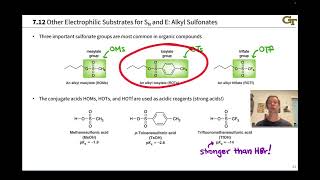 Alkyl Sulfonates Preparation and Reactions [upl. by Cyndi]