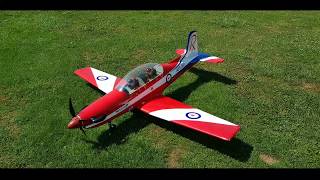 Blackhorse Pilatus PC9 mit Ramoser 4Blatt Propeller [upl. by Georgine]