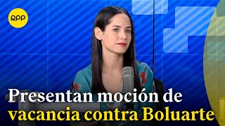 Congresistas presentan moción de vacancia contra Dina Boluarte [upl. by Suolkcin]