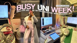 immersive study vlog 🧚🏾‍♀️ balancing busy uni days pro tips amp student success at london college [upl. by Arymahs938]