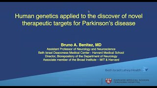 Human Genetics Discovering Novel Therapeutic Targets for Parkinsons Disease Bruno A Benitez MD [upl. by Aynekat]