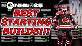 BEST STARTING BUILDS IN NHL 25 EASHL [upl. by Estrella]