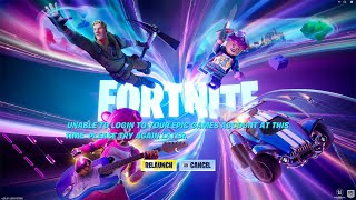 How to FIX UNABLE TO LOGIN TO EPIC GAMES ACCOUNT How to Log into Fortnite [upl. by Amarillas]