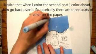 CopicTutorial Coloring Large Areas [upl. by Virginia]